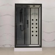 Хидромасажна душ кабина "ВИЛИЯ" ICSH 8536, 80x120x215см, 5мм