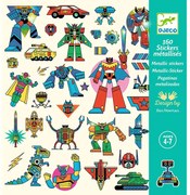 Djeco - Стикери роботи-супер герои DJ09276