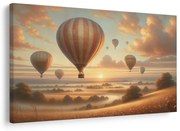 Картина на платно – Балони в вечерна тишина