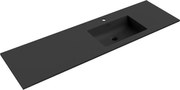 Mexen Otis мивка вградена в плот дясна 161 x 46,5 cm, черен мат - 25181671P
