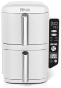 Двоен фритюрник с горещ въздух Ninja SL400EUWH, 2470W, 9.5 л, 2 кошници, 6 програми, Max Crisp, Функции Sync и Match, Бял