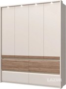 Четирикрил гардероб Инвиктус с чекмеджета