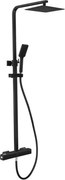 Душ комплект с термостатен смесител NAESBY матово черно