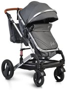 Комбинирана детска количка Gala MONI - черна