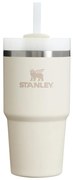 Кремав термос със сламка от неръждаема стомана 600 ml Quencher H2.0 FlowState Tumbler Cream – Stanley
