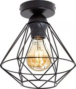 Tаванно осветително тяло 1xE27/40W/230V, черно