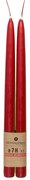 Свещи без аромат atmosphera Hugo, 30 cm, 2 бр - Червен