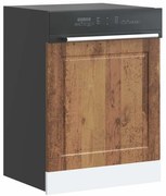 854145 vidaXL Панел за съдомиялна машина, Porto, старо дърво, инженерно дърво