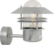 Nordlux - Екстериорен аплик със сензор BLOKHUS 1xE27/60W/230V IP54