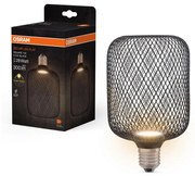 LED Крушка DECOR FLAT E27/3,5W/230V 2700K черен - Osram