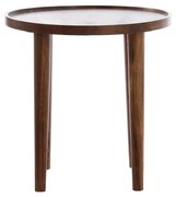 Кръгла странична масичка от масивна акация ø 45 cm Qiano – Light &amp; Living