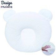 Candide -Детска възглавница P'Tit Panda за добре закръглена глава Бяла