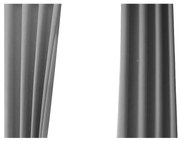 Сива полуматова завеса 250x100 cm - Mila Home