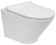 ROUND - конзолна тоалетна чиния, A3460NB000, Compact, 35.5x48x40см