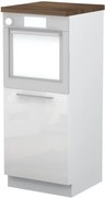 Висок подов шкаф за фурна Raval K14-60-1KR-White - White glossy