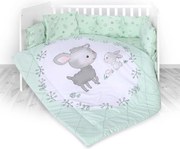 LORELLI Classic Сет Лили от 5 части за легло 60/120 см. РАНФОРС АГЪНЦЕ РЕЗЕДА