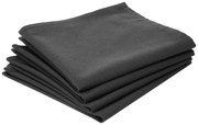 Сет кърпи atmosphera , 40x40 cm, Памук, 4 бр - Тъмносив