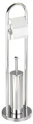 WENKO 16993100 - комплект за WC VASTO 22x81 cm, неръждаема стомана/сребрист цвят