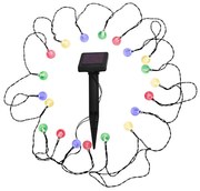 LED RGB соларна лампа 20xLED/1,2V 300 mAh IP44