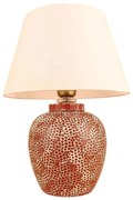 Настолна лампа RAMZES 1xE27/40W/230V кремава/червена