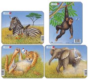 Larsen - Пъзел: Серия "Животни от Африка" – 9 части, малък