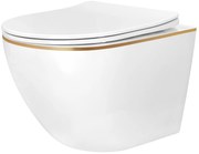 тоалетна чиния Rea Carlo Mini Tornado NFQ GOLD EDGE