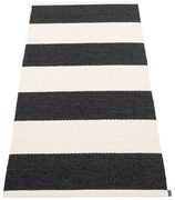 Черно-бяла пътека за открито и закрито 70x150 cm Bob Black Vanilla – Pappelina