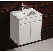 Конзолен PVC шкаф ICP 5055 с умивалник, 50x41.5x55см