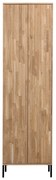 Гардероб от декор от дъб в естествен цвят 60x210x42 cm Gravure – WOOOD