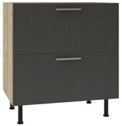 Долен кухненски шкаф “Sky loft ” Т2 Н80/87 2ч.Blumotion