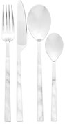 Прибори за хранене 16 бр. от неръждаема стомана в сребристо Avie – Premier Housewares