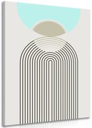 Картина на платно – Дъга на бъдещето Mid-Century