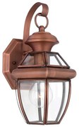 Quoizel QZ-NEWBURY2-S-AC - Външно стенно осветително тяло NEWBURY 1xE27/60W/230V IP44