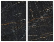 Капаци за печки от закалено стъкло в комплект от 2 броя 52x30 cm Marble - Allstar