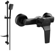 Mexen Caro DF62 душ батерия с душ комплект, черна - 74664DF62-70