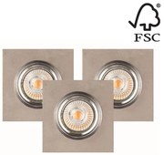 Spot-Light 2515336 - К-кт 3x LED Лампа за окачен таван VITAR 1xGU10/5W/230V бетон