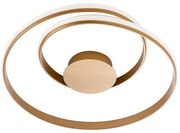 Redo 01-1792 - LED таванно осветително тяло TORSION LED/30W/230V с възможност за димиране, бронзово