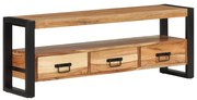 351670 vidaXL ТВ шкаф, 120x30x45 см, масивно акациево дърво