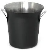 Иноксов съд за лед черен 11см ROYAL (502741)