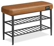 Обувница ANDOR кафява/черна