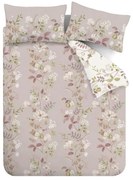 Розово единично памучно спално бельо 135x200 cm Francesca Floral – Bianca