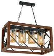 Висяща лампа от габър Zikzak Camlı 4lü - Opviq lights