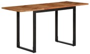 373617 vidaXL Трапезна маса, 140x70x75 cм, акация масив