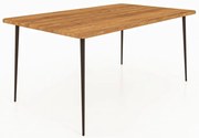 Дъбова маса за хранене 160x90 cm Kula - The Beds