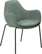 Светлозелен стол от плат букле Zimmer – DAN-FORM Denmark