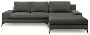 Тъмносив ъглов разтегателен диван , десен ъгъл Planet - Windsor &amp; Co Sofas
