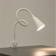 LED лампа с щипка 1xGU10/4,7W/230V бяла