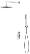 Cersanit S952-012 - Душ комплект MILLE с вграден смесител, хром лъскав