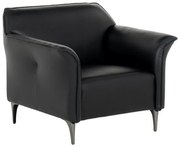 Кожен фотьойл NEXO LUX - черен