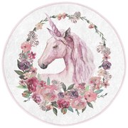 Розов детски килим ø 100 cm Comfort - Mila Home